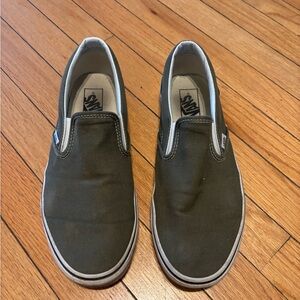 Vans Men's Slip-On Sneakers - Dark Green